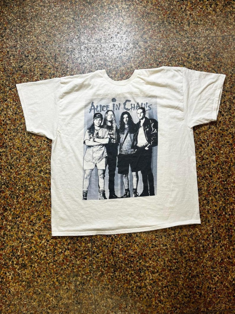 Alice In Chains Vintage Band Tee - White